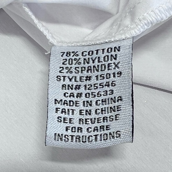 HABITAT The One White Button Down Tunic Shirt Top With Pockets Women's Size L - Picture 16 of 16